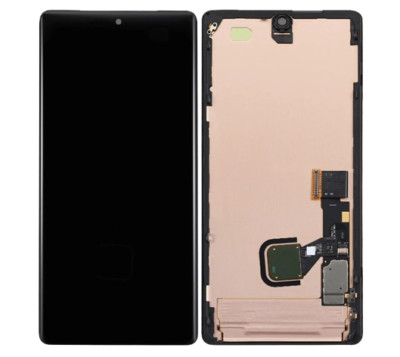 OLED Assembly With Frame (With Finger Print Sensor) Compatible For Google Pixel