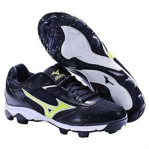 black and yellow softball cleats