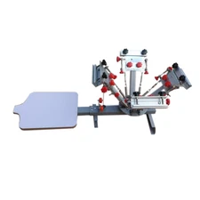 4 Color 1 Station Screen Printing Press Machine for T-Shirt Printing US Stock