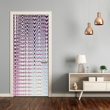 Removable Home Decor Door Wall Sticker Self Adhesive Modern Abstract background
