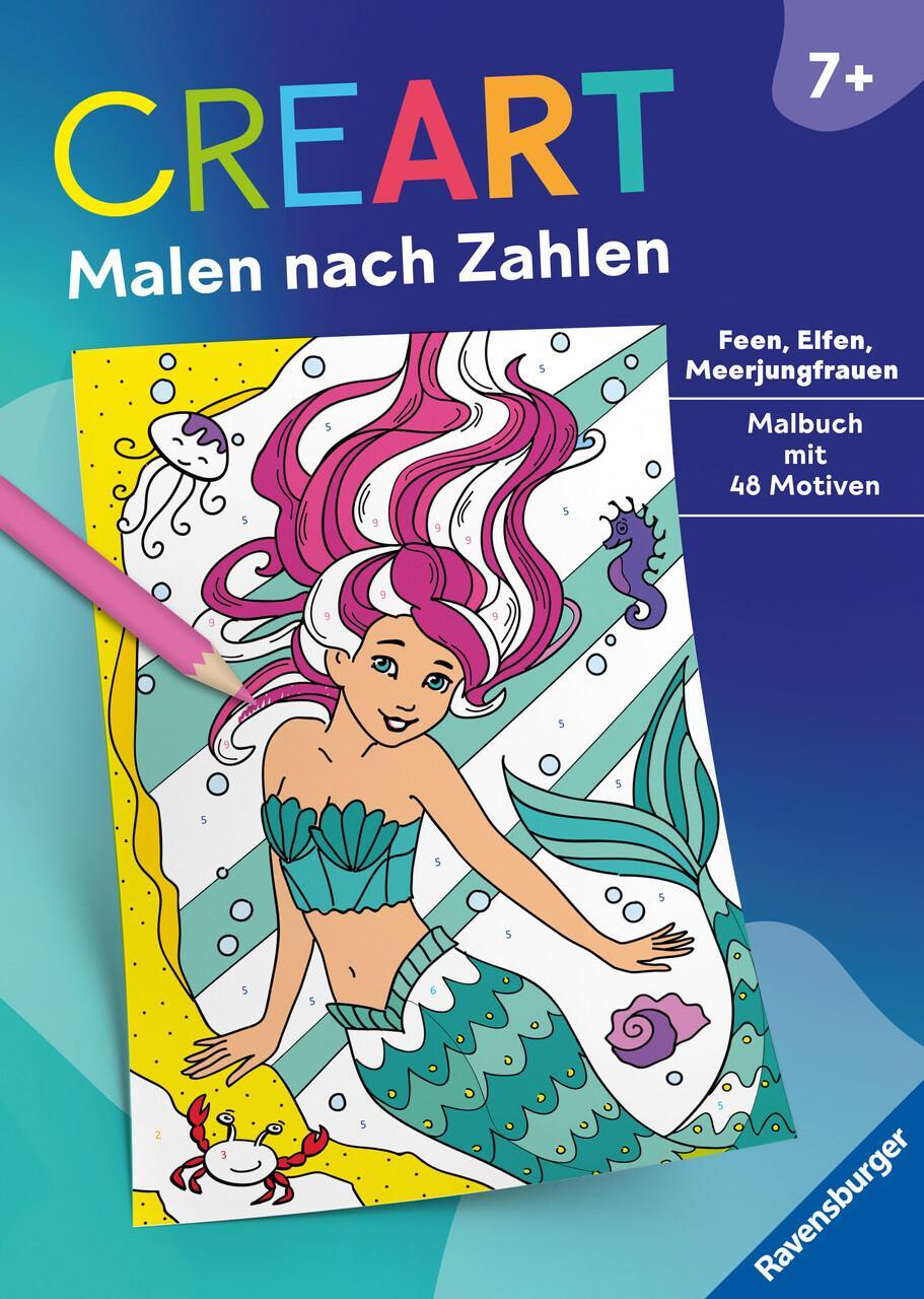 Thumbnail - Ravensburger Creart Malen Nach Zahlen Ab 7: Feen, Elfen, Mee ...