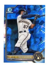 2022 Bowman Chrome Draft Sapphire Edition Felix Valerio #BDC-66