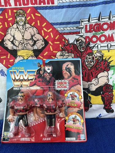 Official WWF, 1991 hasbro wrestling Tag Team Legio...