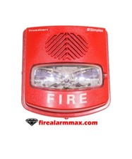 Simplex 49AV-WRFO Wall Red Horn Strobe