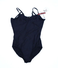 Wear Moi Gentiane Black Ballet Dance Leotard Camisole Pinch Front Womens L