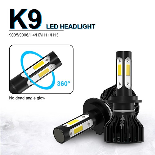 For Mitsubishi OUTLANDER 2014-2020 Combo 6X LED Headlights Kit + Fog Light Bulbs - Picture 5 of 12