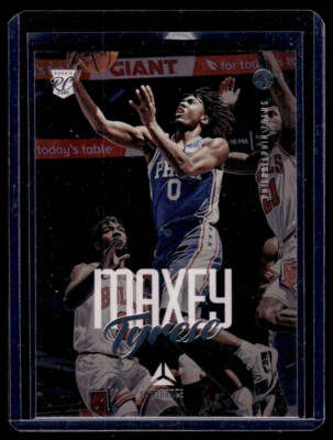 2020-21 Panini Chronicles Luminance Tyrese Maxey Rookie Philadelphia 76ers