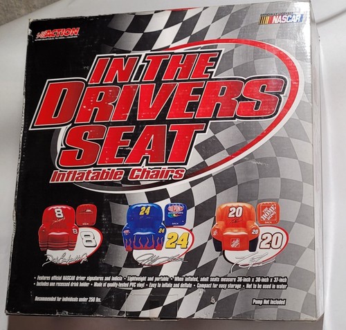 Tony Stewart Nascar in the drivers seat adult Inflatable Chair racing sealed