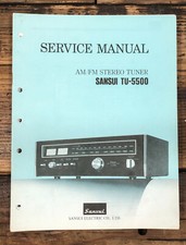 Manuale di servizio sintonizzatore Sansui TU-5500 *Originale*