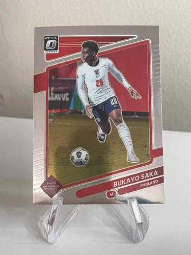 Bukayo Saka 2021-22 Panini Donruss OPTIC Fifa Road to Qatar World Cup 54 England