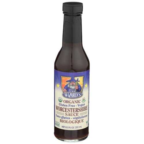 Wizard Organic Vegan Worcestershire Sauce 8.5 Fl Oz Gluten Free Non GMO - 第 1/6 張圖片