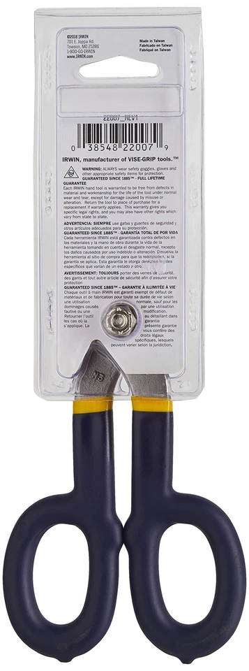 Tijeras de cizalla de jardín IRWIN 7 pulgadas hoja plana para cortes de precisión Foto 3 de 4