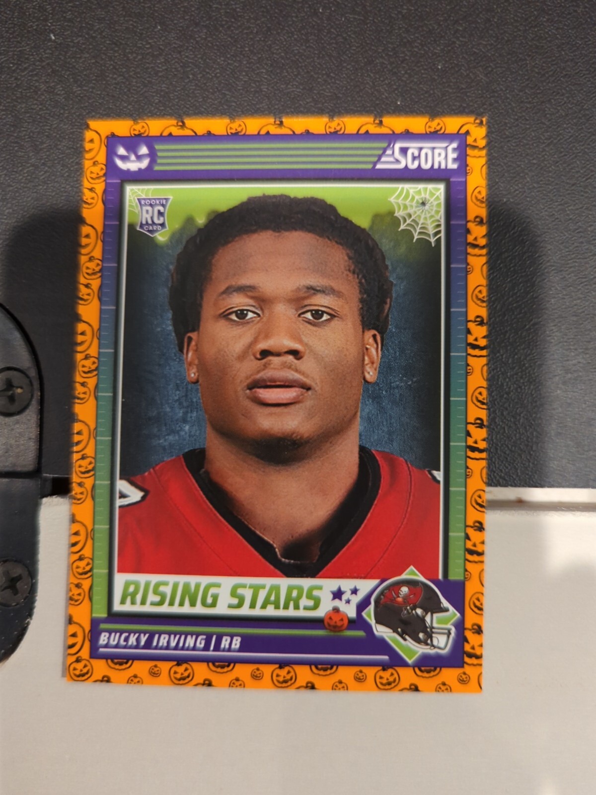 2024 Score A Treat Orange Pumpkins Buccaneers Bucky Irving RC