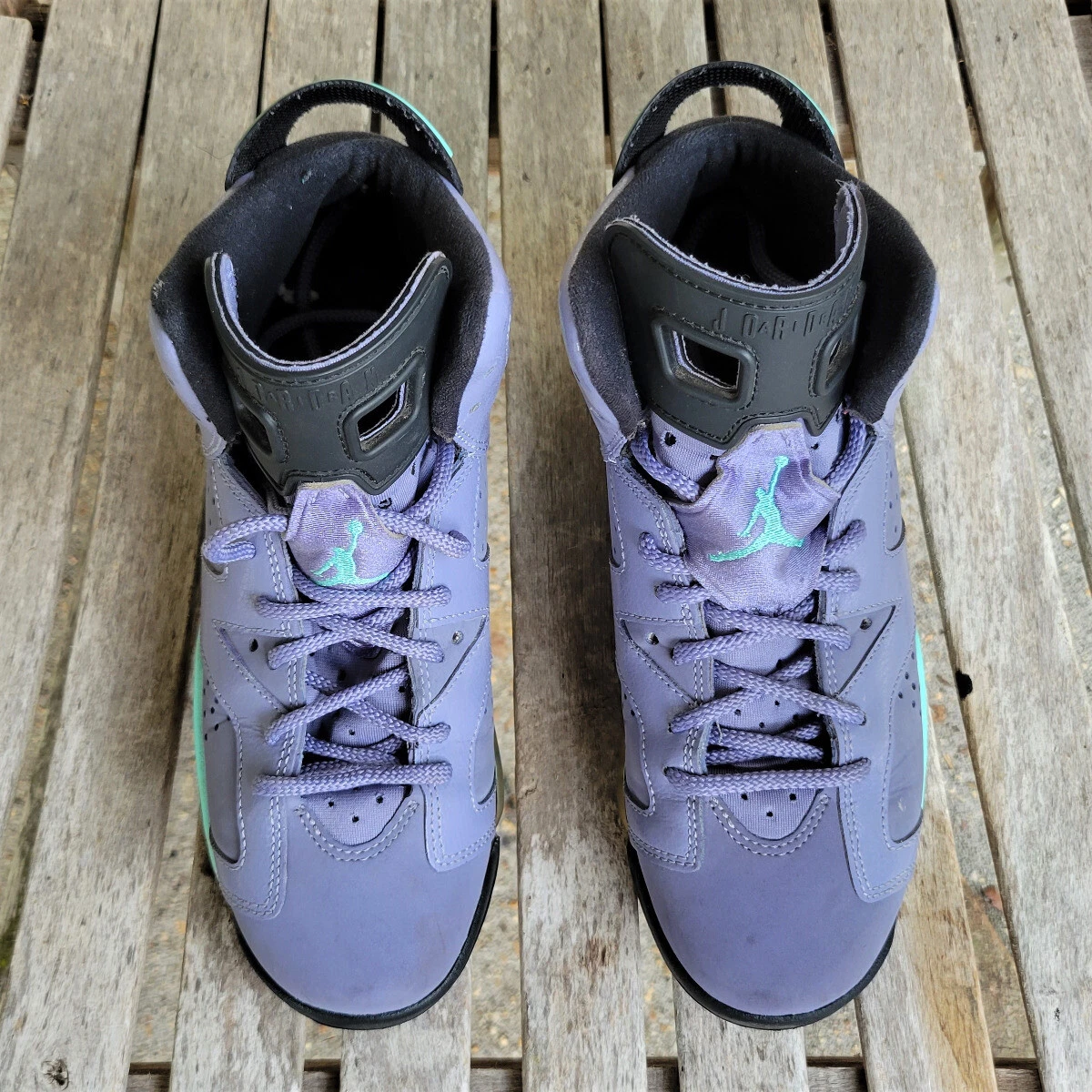NIKE Air Jordan 6 Retro GG Iron Purple Sneakers 6Y Women s 8.5 eBay