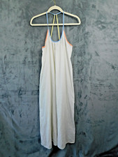 Madewell Dress Womens Medium White Maxi Coastal Resort Beach Cotton Lined