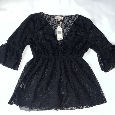 M.J.J.P. Black Blouse Large NWT $68