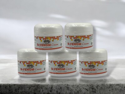 5 Cream Bio Venom Bee Therapy Menthol Soothing Joint & Muscle Relief Knee Creams