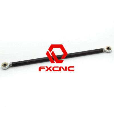 FXCNC CNC Black 210MM Rearset Gear Shift Shifter Rod Linkage Motorcycle Aluminum
