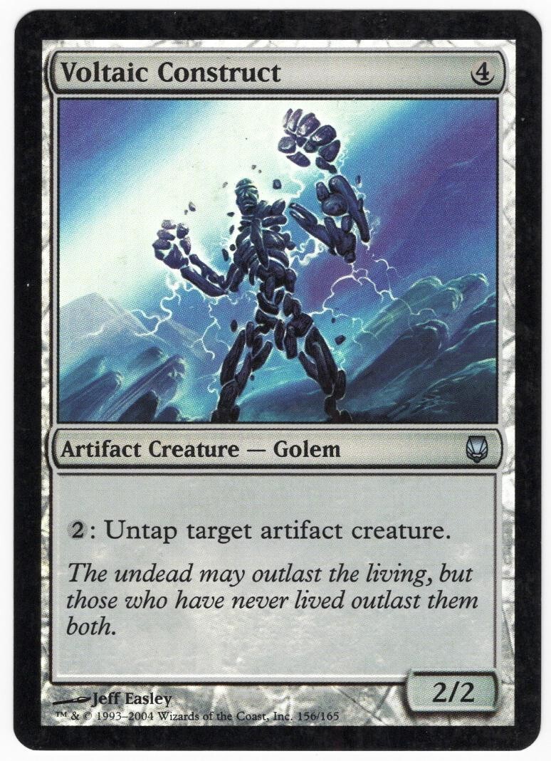 Voltaic Construct 2004 Darksteel FOIL Colorless Artifact Creature MTG SP - NM A1