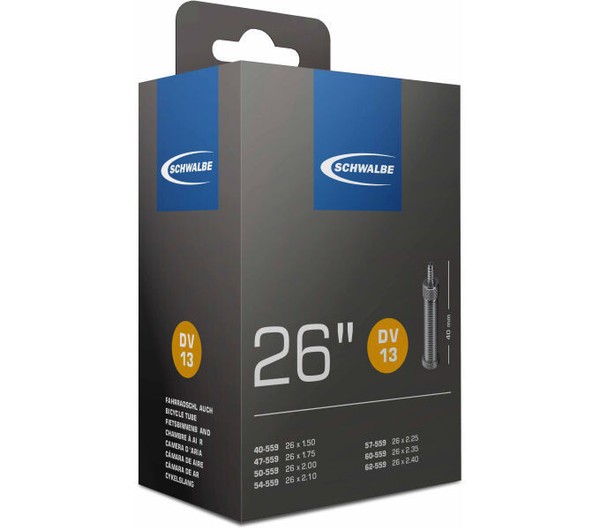 "Schwalbe Schlauch Nr. 13 26X1.50-2.40\" 40/62-559 Dv40Mm DV13 26 Zoll Dunlop"-image