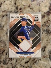2020 Panini Elite Extra Edition Prospect Materials Brady Singer #PM-BS