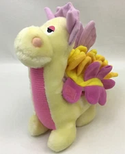 Be Mores Yellow & Pink Dragon Dinosaur Hasbro Ganz Vintage 1987
