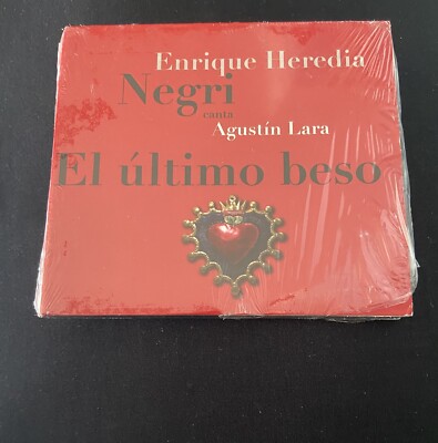 Enrique Heredia Negri Canta Agustin Lara El Último Beso Brand New Sealed Cd
