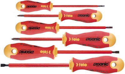 Felo Screwdriver ERGONIC VDE Set 6-pcs. SL/PH / 00041396198