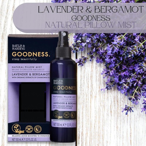 Baylis And Harding Goodness Lavender And Bergamot Natural Pillow Mist 100ml - Picture 2 of 7