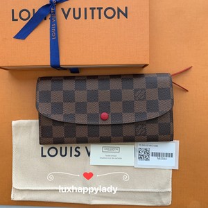 lv wallet checkered