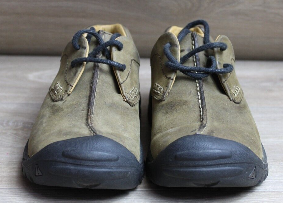 Scarpe KEEN Boston bisonte escursionismo impermeabili pelle marrone punto centrale donna 6