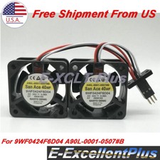 1Pair For Sanyo 9WF0424F6D04 A90L-0001-0507 B Fanuc Servo Drive Cooling Fan 24V