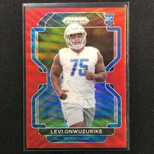 2021 Prizm Levi Onwuzurike Rookie Red Wave 38/149