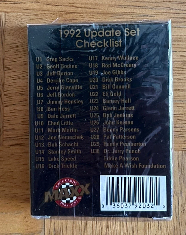 1992 Maxx Racing 5th Anniversary Update Set Factory Sealed - Image 2 of 2