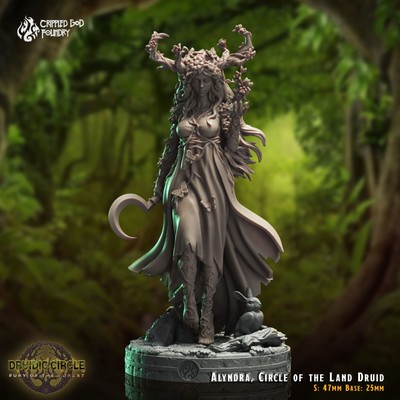 Circle of the Land Druid Dungeons and Dragons Miniatur D&D Tabletop Miniaturen