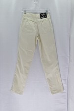 Vintage Versace Sport Women Size 28 Cream Colored Denim Jeans