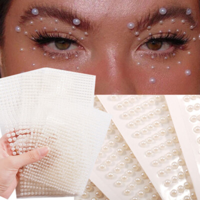 Multifunktions 3D Perle Sticker 3/4/5/6mm Körper Brow Make-Up Handy Paste ￢