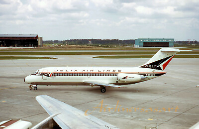 Delta Airlines Douglas DC-9-15 N8953U in September 1967 8''x12'' Color Print