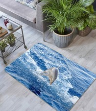 3D Ocean Dolphin NAO1200 Game Rug Mat Elegant Photo Carpet Mat Fay