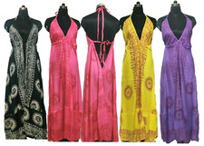 10pc Indian Gypsy Hippie Tie Dye Backless Sundress Gypsy Indian Boho Beach Wear