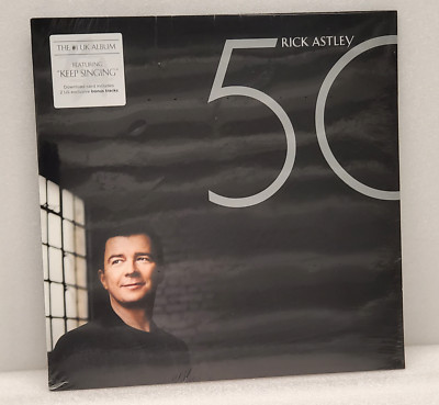 Rick Astley 50 EUROPE 2016 FACTORY SEALED RAREST POP LP