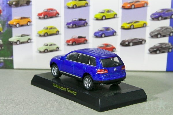 Kyosho 1/64 Volkswagen Touareg blue Volkswagen Minicar