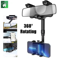 360 Adjustable Car Rear View Mirror Holder for Samsung Stable Mount Universal