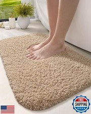 DEXI Bathroom Rug Mat, 36x24, Non Slip Washable Absorbent Microfiber Mats, Th