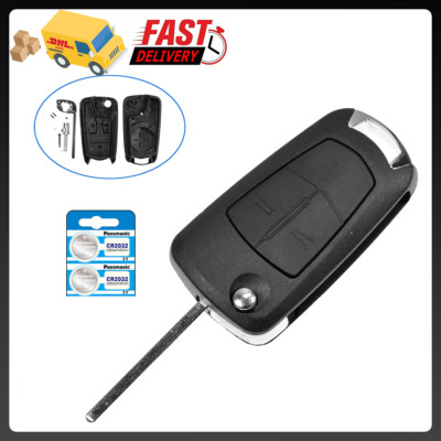 2 Tasten Klapp Schlüssel Gehäuse für OPEL CORSA D ANTARA ZAFIRA B ASTRA H TIGRA