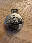 Vintage Antique LUCERNE Pocket Watch Steam Train 17 jewels Swiss Made