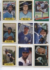 KANSAS CITY ROYALS BASEBALL CARDS LOT, SEE SCANS, VARIOUS CARDS/CONDITIONS