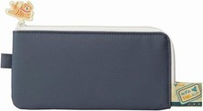LIHIT LAB. Nyan Scene Flat pen pouch - Charcoal Black