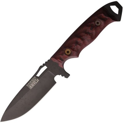 Dawson Knives Nomad Fixed CPM Magnacut Steel Blade Blk/Red G10 Handle - DW16500