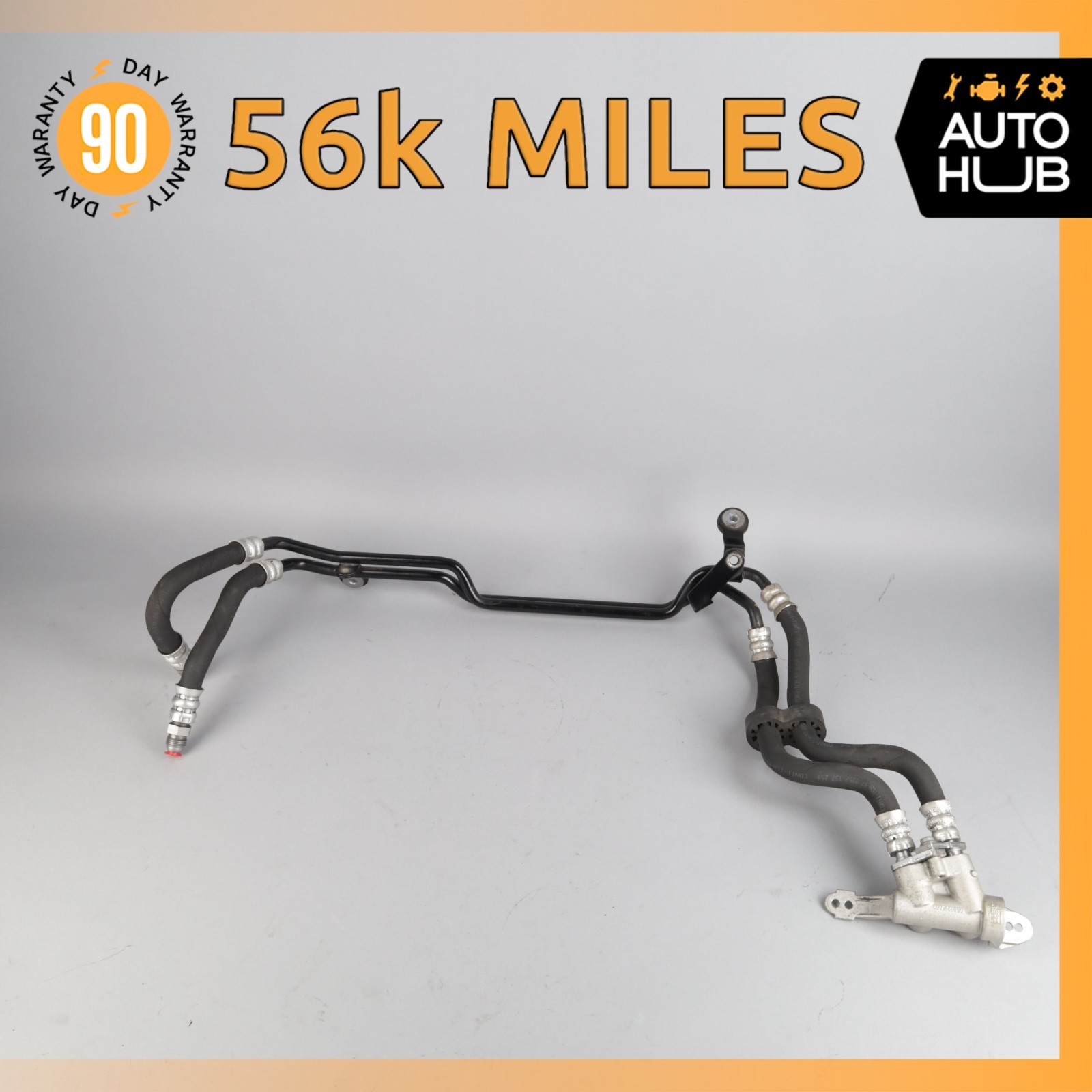 03-13 Bentley Continental GT Left & Right Side Transmission Oil Cooler Line 56k